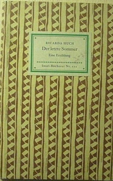 Der letzte Sommer von Ricarda Huch (1954)